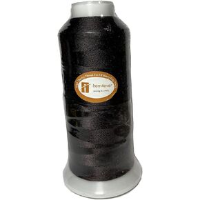 UV Resistant Polyester Thread for Outdoor Leather Upholstered (Large, White)