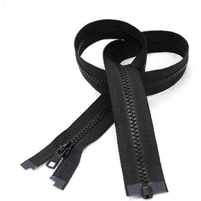 YKK 28" Vislon 5 Molded Plastic ~ Separating-580 Black (1 Zipper/Pack)