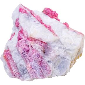 Natural Crystal Raw Stone Natural Plum Blossom Tourmaline Raw Stone 0.11-0.22lb Healing Crystal Magnetic Field Home Decoration Woman Gift