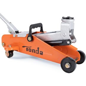 TONDA Floor Jack, 2 Ton (4,000 lb) Portable Hydraulic Car Lift Jack, Orange
