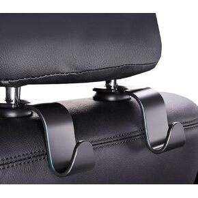 Ortarco 4 عبوات من خطافات مسند الرأس للسيارة والمحافظ والحقائب منظم لمعطف حقيبة اليد in Kuwait