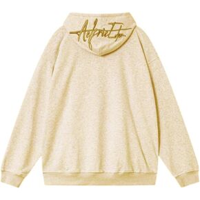 Aelfric Eden Embroidery Hoodies Oversized Y2k Hooded Sweatshirts Unisex Solid Color Hoodie Streetwear Pullover Tops