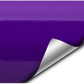 VViViD XPO Gloss Purple Vinyl Car Wrap Film Roll (6ft x 5ft (Hood, Roof or Trunk Wrap Kit))