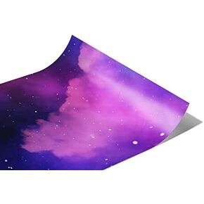 Rwraps Aquarius Galaxy Gloss Vinyl Film Wrap 59in x 1ft W/Application Card Vinyl Vehicle Car Film Sheet Roll