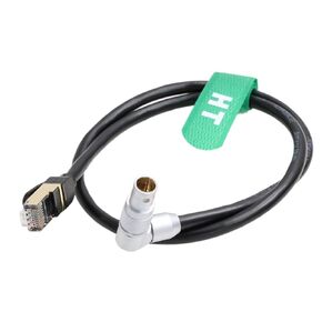 Teradek COLR Ethernet to Alexa SXT Mini Camera Cable RJ45 Cat7 to 10 Pin Right Angle for ARRI 60cm