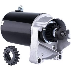 RAREELECTRICAL NEW RARELECTRICAL High Torque Starter Compatible With V Twin Cylinder Hd Briggs & Stratton 498148 497596 Free Gear By Part Numbers 399928 495100 498148