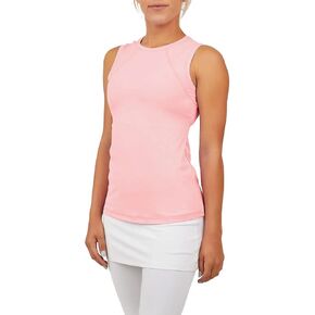 SOFIBELLA UV Colors Womens Sleeveless Tennis Shirt