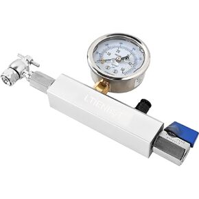 700PSI Nitrogen Regulator Kit Chuck Shock Fill Kit Pressure Test Tool Compatible with ATV,UTVs,Off-Road Bike,or Cars' Shocks with Schrader Valves