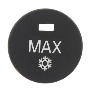 Keenso Car Air Conditioner MAX Button, ABS AC Climate Control Button Switch Repair for 5 Series E60 E61 2004-2007 Speaker Panels and Grills