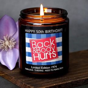 50th Birthday Gifts for Her and Him, 50th Birthday Decorations for Women Men, Funny Birthday Gifts for Women Mom Dad Husband Wife Friends Sister, Cool Best Gift Ideas for 50 Year Old Woman