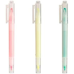 MUJI Twin-Tip Highlighter Pen 3-colors Pack