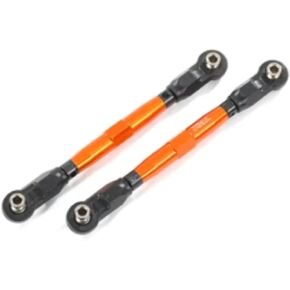 Traxxas 8948A Toe Links, Front (Tubes Orange-Anodized, 7075-T6 Aluminum