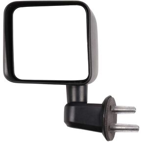 ECCPP Driver Side Mirror, Rear View Mirrors Black Left Manual Fold fit 2007-2017 For Jeep Wrangler