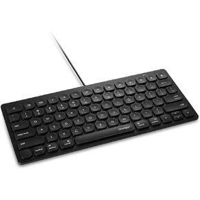Kensington Compact USB-C Keyboard for iPad, Mac OS, Windows, Chromebooks (K75506US), Black