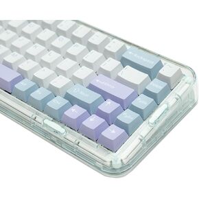 XDK Custom Keycaps 173 Keys Double Shot PBT Keycap Set Cherry Profile for Cherry Gateron MX Switches ISO ANSI Layout Mechanical Keyboard (Arctic Circle)