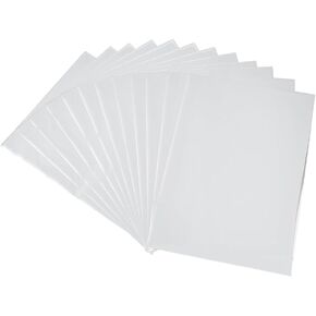 SUPERFINDINGS 50 Sheets Silver Reactive Paper Sheet 29x18.5cm Rectangle Toner Reactive Foil A4 Transfer Sheet Paper Transfer Sheet for Card DIY Decoration,Foil by Laser Printer