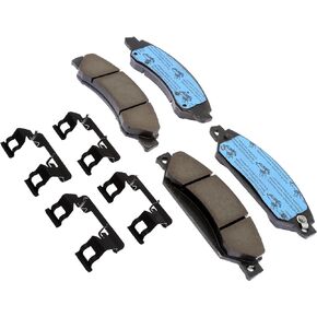 ACDelco Gold 17D1092CHF1 Ceramic Front Disc Brake Pad Kit with Clips