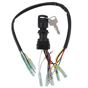 Ignition Key Switch for Yamaha Outboard Motors Remote Control Box 703-82510-43-00 703-82510-42-00 703-82510-11-00 Key Starter Switch 3-Position Off-Run-Start
