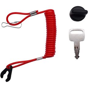 Outboard Ignition Key Cap & Switch Lanyard Kit 682-82556-00-00 703-82577-00-00 90890-56005-00 Replacement for Yamaha Outboard Models