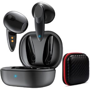ACAGET Wireless Earbuds for iPhone 15 Pro Max 14 Plus 13 12 11 XR Bluetooth Headphones Lightweight Touch Control Stereo Earphones with Charging Case Built-in Mic Headset for Samsung Galaxy S24 S23 S22