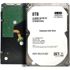 MaxDigitalData 8TB 7200 RPM 256MB Cache SATA 6.0Gb/s 3.5inch Internal Enterprise Hard Drive (MD8000GSA25672E) - 3 Years Warranty