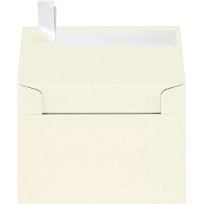 Envelopes Store 4 Bar A1 Invitation Envelopes | Peel & Press | 3 5/8" x 5 1/8" | Natural | 80lb. Text | 30% Recycled | 50 Qty