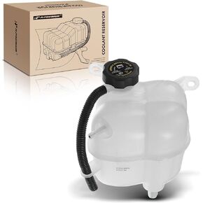 A-Premium Coolant Recovery Tank Radiator Overflow Bottle Compatible with Chevrolet Equinox (LS, LT), 2005, V6 3.4L, with Cap (for 15PSI), Replace for 22727362, 15075118