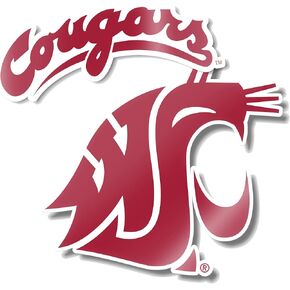 Desert Cactus Washington State University Sticker Cougars WSU Cougs Vinyl Decal Laptop Water Bottle Car Scrapbook (4 Inch Set V1)