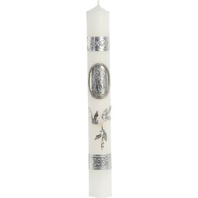 Catholic Baptism Candle Set for Boys - Baptismal Candles for Baptism for Girls Kit Velas para Bautizo de Niño