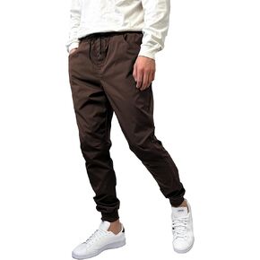 Southpole Men's Basic Tech Woven Track Jogger Pants, Quick Dry, Lightweight, Stretchable