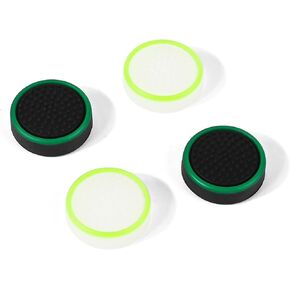 DLseego Thumb Grips Caps for PlayStation Portal, Full Protection Anti-Slip & Anti-Scratch Anti-Fingerprint Protective Cover 4 Thumb Stick Caps for PlayStation Portal Remote Player - Black Blue