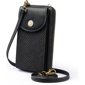 Kattee Women Crossbody Cell Phone Purse RFID Blocking PU Leather Small Phone Wallet Purses Handbags Card Holder Bags