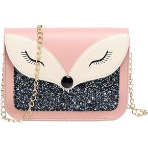 Small Crossbody Purse for Women Chain Shoulder Handbag Mini Cute Cross Body Bag with Detachable Chain Strap