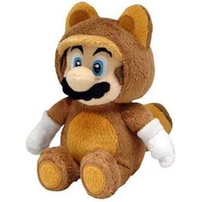 Little Buddy Official Super Mario Plush Raccoon Tanooki Mario, 9-Inch