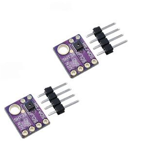 2Pcs SHT30-D Temperature Humidity Sensor Module Breakout Weather for Arduino