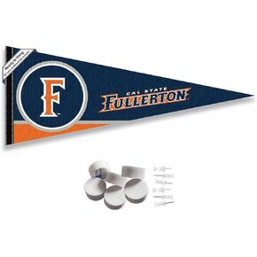 Cal State Fullerton Titans Pennant Flag and Wall Tack Mount Pads