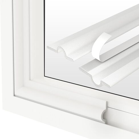 Window Draft Stopper, Window Weather Stripping, Self Adhesive Window Gap Sealing Strip, Pu Foam Window Insulation Strip (27Ft/8.3m,Grey) in Saudi Arabia