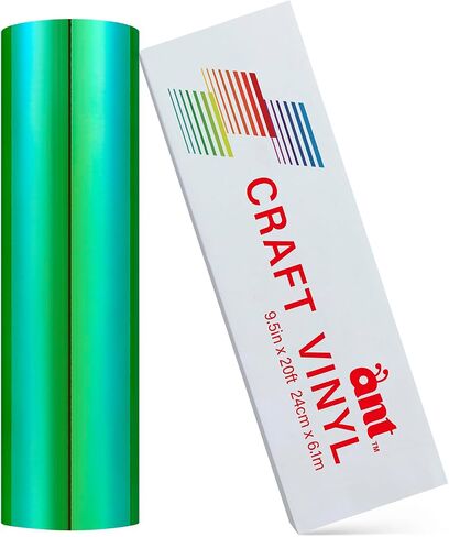 Ant PVP 9.5 inch Width Holographic Smart Matless Vinyl 9.5inch x 20ft, Rose Red with Blue Light Compatible with Cricut Joy Xtra Decals Stickers&More All-Weather&Fade-Proof Ideal for Outdoor Use in Saudi Arabia