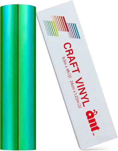 Ant PVP 9.5 inch Width Holographic Smart Matless Vinyl 9.5inch x 20ft, Rose Red with Blue Light Compatible with Cricut Joy Xtra Decals Stickers&More All-Weather&Fade-Proof Ideal for Outdoor Use in Saudi Arabia