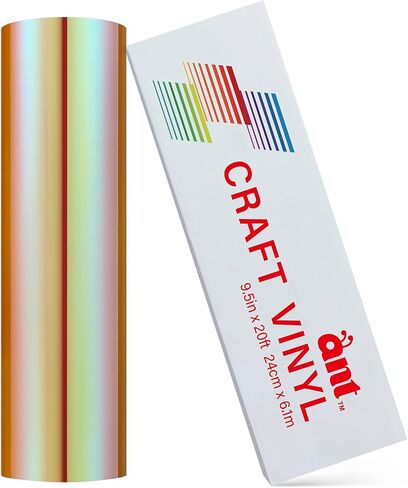 Ant PVP 9.5 inch Width Holographic Smart Matless Vinyl 9.5inch x 20ft, Rose Red with Blue Light Compatible with Cricut Joy Xtra Decals Stickers&More All-Weather&Fade-Proof Ideal for Outdoor Use in Saudi Arabia