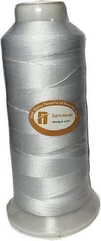 UV Resistant Polyester Thread for Outdoor Leather Upholstered (Large, White) in Saudi Arabia