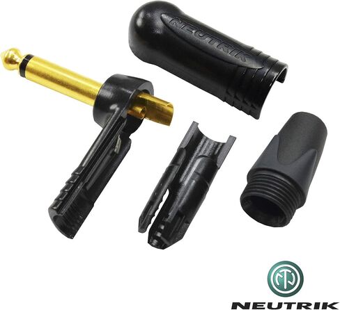 6 أقدام - Gotham GAC-1 Ultra Pro - كابل أداة جيتار باس ممتاز منخفض الغطاء (21 pf/F) - مع موصلات TS ذهبية نيوتريك مستقيمة بزاوية ¼ بوصة (6.35 مم) - مصنوع خصيصًا من أفضل الكابلات في العالم in Saudi Arabia