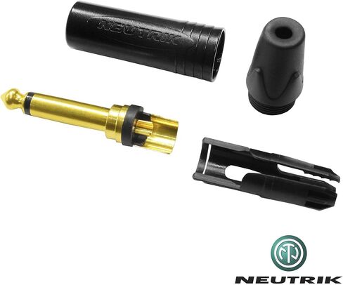 6 أقدام - Gotham GAC-1 Ultra Pro - كابل أداة جيتار باس ممتاز منخفض الغطاء (21 pf/F) - مع موصلات TS ذهبية نيوتريك مستقيمة بزاوية ¼ بوصة (6.35 مم) - مصنوع خصيصًا من أفضل الكابلات في العالم in Saudi Arabia