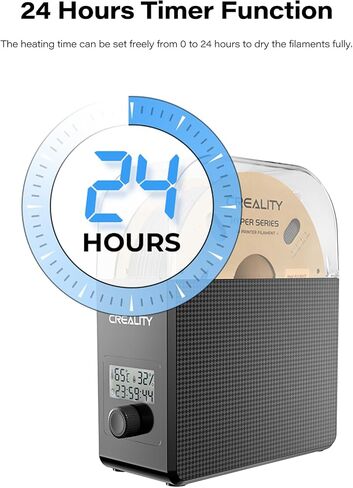 Official Creality Filament Dryer Box 2.0 for PLA ABS PETG TPU ASA PC PA PP 3D Printer Filament Dry, Adjustable 45°C-65°C Dehydrator,24-Hour Timer Storage Drier Keep Materials Drying During Printing in Saudi Arabia