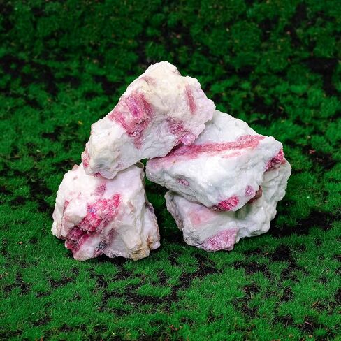 Natural Crystal Raw Stone Natural Plum Blossom Tourmaline Raw Stone 0.11-0.22lb Healing Crystal Magnetic Field Home Decoration Woman Gift in Saudi Arabia