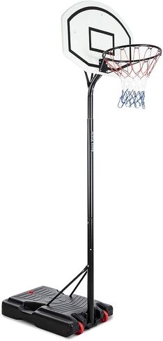 Best View Heavy Duty Indoor & Outdoor Portable Big Size Basketball Hoop & Goal Stand Back Boar for Kids & Adult, Height Adjustable in Saudi Arabia