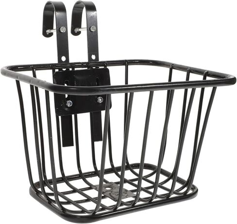 INOOMP 2 pcs Bicycle Basket Kid Bike Basket Kids Bike Basket Kid Stuff Bike Baskets for Adult Bikes Front Basket Foldable Bike Riding Storage Gadget Metal Bike Basket Cycling Accessory in Saudi Arabia