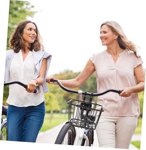INOOMP 2 pcs Bicycle Basket Kid Bike Basket Kids Bike Basket Kid Stuff Bike Baskets for Adult Bikes Front Basket Foldable Bike Riding Storage Gadget Metal Bike Basket Cycling Accessory in Saudi Arabia