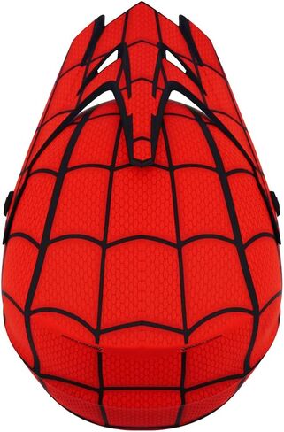 Dirt Bike Helmets Motocross Helmet Spiderman Style ATV Helmet with Goggles for Unisex Youth Kids DOT/FMVSS 218 Approved in Saudi Arabia
