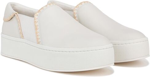 حذاء رياضي نسائي من Vince Warren سهل الارتداء باللون الأبيض/الرافية 9.5 M in Kuwait